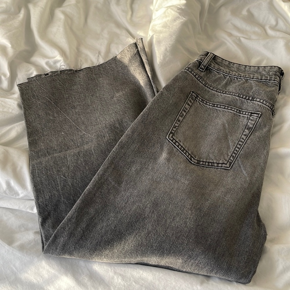 zara wide leg ankle cut